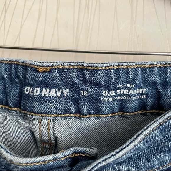 Old Navy High Rise OG Straight Jeans Womens size 18 - Picture 5 of 8